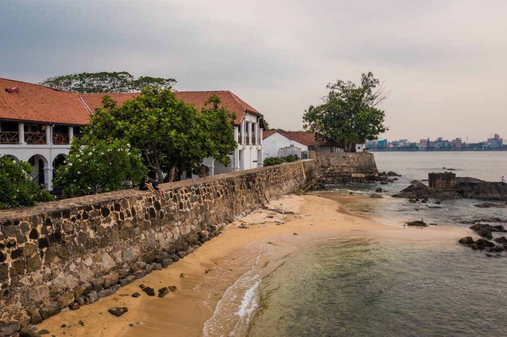 view from walls at fort Galle